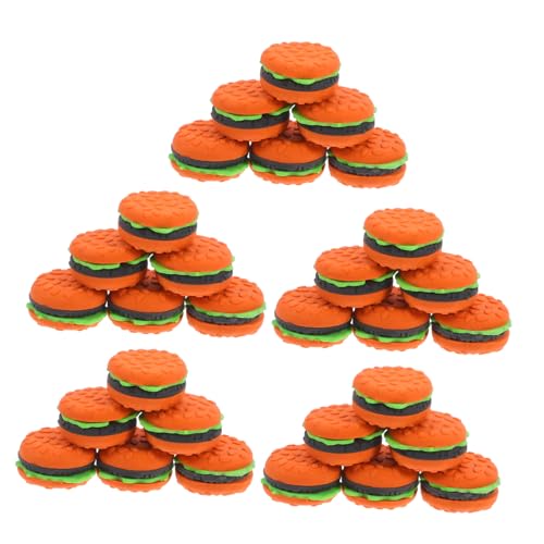 Angoily 30 Stück Hamburger -radiergummi Mini-radiergummis Für Cartoon Radiergummis Schulmaterial Für Mädchen Süße Mini-radierer Neuheit Briefpapier Kindergäuer von Angoily