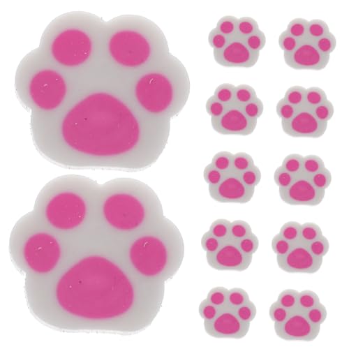 Angoily 30 Stück Radiergummi für Katzen pfoten Klaue Bleistift -Top Eraser löschbar Schüttgut Party Karikatur Radiergummi kleine Radiergummis Cartoon -Rubbergummis Windeleraser tpr von Angoily
