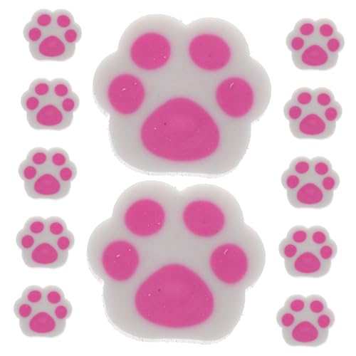Angoily 30 Stück Radiergummi für Katzen pfoten Zeichnung Karikatur löschbar Klaue Bleistift -Top Eraser Party Radiergummis Massenklassenzimmer Schule Radiergummis kreativer Radiergummi tpr von Angoily