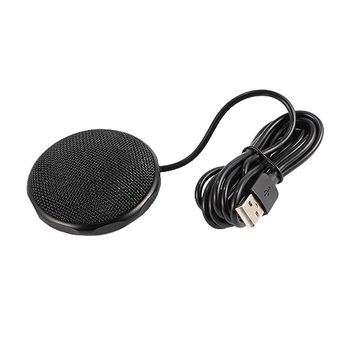 Angoily 360 Mikrofon für Geschäftskonferenzen Konferenzmikrofon für Computer Kondensatormikrofon für Konferenzen Laptop-Konferenzmikrofon Metall und Kunststoff Black Angoily 360 Mikrofon für Geschäftskonferenzen Konferenzmikrofon für Computer Kondensatormikrofon für Konferenzen Laptop-Konferenzmikrofon Metall und Kunststoff Black von Angoily