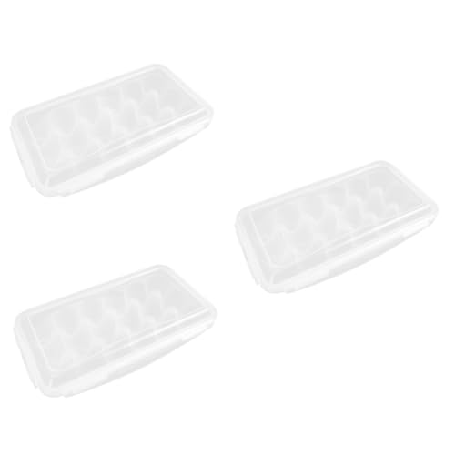 Angoily 3Er-Box Eierbehälter Eierhalter Frischhaltebeutel für Eier aufbwahrungsbox bewahrungsbox Essenstablett Tragbarer Eierkarton Aufbewahrungsbehälter für Eier Angoily 3Er-Box Eierbehälter Eierhalter Frischhaltebeutel für Eier aufbwahrungsbox bewahrungsbox Essenstablett Tragbarer Eierkarton Aufbewahrungsbehälter für Eier von Angoily