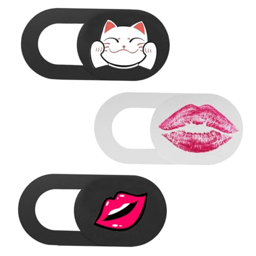 Angoily Einzigartige Kamera-schutzhülle Aus Abs-Material 3-teiliges Handy-Webcam-Cover Angoily Einzigartige Kamera-schutzhülle Aus Abs-Material 3-teiliges Handy-Webcam-Cover von Angoily
