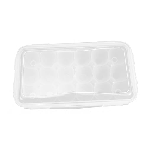 Angoily 3er-box Eierbehälter Durchsichtige Plastikeier Durchsichtiger Plastikbehälter Plastikschale Eierständer Ei Fall Frischhaltebeutel Für Eier Eierhalter Weiß Tragbar Eierbeutel von Angoily