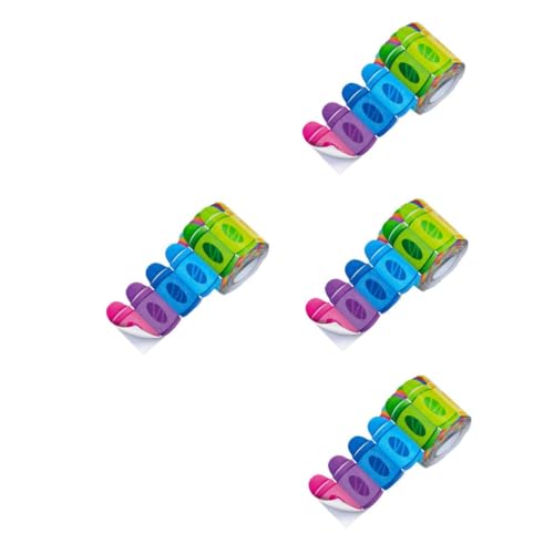 Angoily 4 Rollen Randaufkleber mit Buntstift Dekorationen Abziehbilder Bulletin Kindergarten Vinyl Grenzen der Anzeigetafel Abnehmbare Wandtattoos Aufkleber aus beschichtetem Papier Angoily 4 Rollen Randaufkleber mit Buntstift Dekorationen Abziehbilder Bulletin Kindergarten Vinyl Grenzen der Anzeigetafel Abnehmbare Wandtattoos Aufkleber aus beschichtetem Papier von Angoily