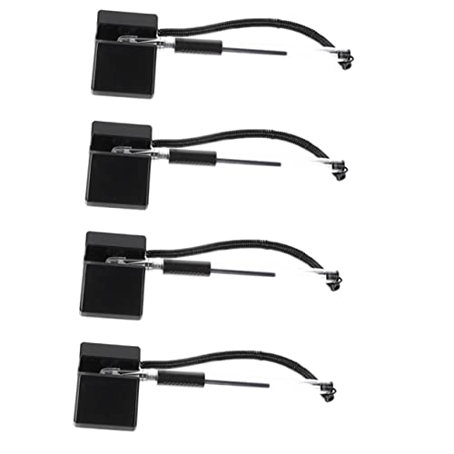 Angoily 4 Stck. Gegen klebriger Stift kugelschreiber gel schreibstifte ballpoint pen Filzstifte farbige Stifte Gadgets Anti-Diebstahl-Stift mit Ständer Sicherheitsstift fürs Büro Abs Black von Angoily