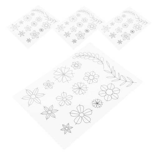 Angoily 4 Stück Blatt Zeichnungen mit Papiervorlagen Konstruktion Leistung Maschine Herrscher System bastelbedarf papierstreifen Papierquilling -Werkzeug Quilling-Versorgung hölzern Beige von Angoily