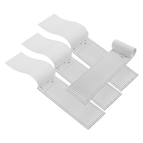 Angoily 4 Stück Briefpapier Notizblock Pads Notizbücher Arbeitsheft Tasche gefüttert gepunktetes notizbuch Zeitplan-Notizblöcke Notepad abreißen Ideen-Notizbuch Bürobedarf Notizbilder Weiß von Angoily