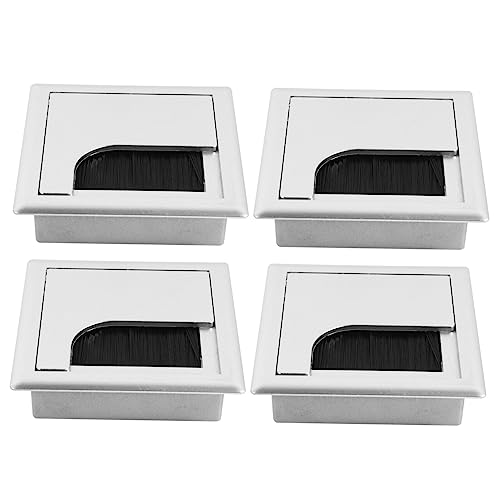 Angoily 4 Stücke Kabel Organizer Box Home Draht Lagerung Box Draht Box Kabel Loch Desktop Abs Platz Tülle Loch Abdeckung Box von Angoily