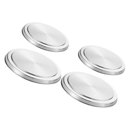 Angoily 4 Stück Herdabdeckung Brennerabdeckungen Für Herde Induktionskochfeld Dampfkochtopf Gasherd Schutz Wok Ofenbrennerabdeckung Campingkocher E-herd Gasgrill Rostfreier Stahl Silver Angoily 4 Stück Herdabdeckung Brennerabdeckungen Für Herde Induktionskochfeld Dampfkochtopf Gasherd Schutz Wok Ofenbrennerabdeckung Campingkocher E-herd Gasgrill Rostfreier Stahl Silver von Angoily