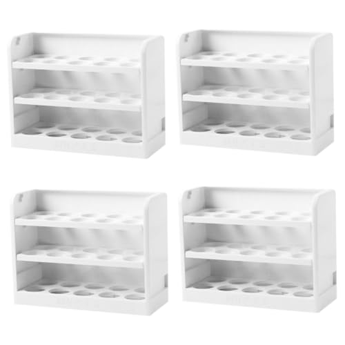 Angoily 4 Stück Kühlschrank Aufbewahrungsbox Serviertablett Tabletts Halter Für Eierschalen To-go-behälter Aus Kunststoff Eier-organizer Eierregal Lebensmittel Weiß Plastik Im Kühlschrank Angoily 4 Stück Kühlschrank Aufbewahrungsbox Serviertablett Tabletts Halter Für Eierschalen To-go-behälter Aus Kunststoff Eier-organizer Eierregal Lebensmittel Weiß Plastik Im Kühlschrank von Angoily