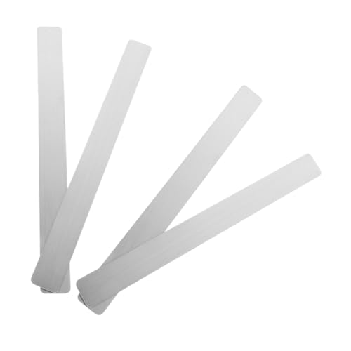 Angoily 4 Stück Pinnwand Aus Eisenblech Magnettafeln Metallstreifen Für Magnete Memoboard Für Die Wand Pinnwand Fürs Büro Magnetisches Bulletin -brett Für Die Wand Memo-wandstreifen Silver von Angoily