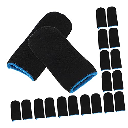 Angoily 40 Paar Gaming-Finger Gaming-Hülle rutschfeste Fingermanschette finger halterung für handy gaming finger sleeve vielseitige Fingerabdeckung gestrickte Fingerabdeckung Multifunktion von Angoily