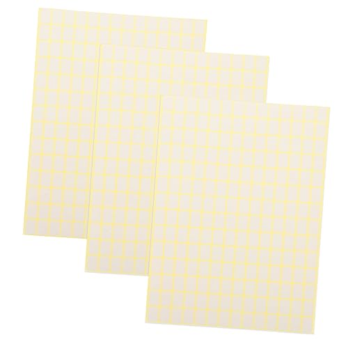 Angoily 45 Blatt selbstklebendes Etikett Nachfüllpackungen für Etikettendrucker klebrig Vinyl Klebeetiketten Flaschenaufkleber kühlschrankmagnete Bürobedarf klassifiziertes Etikett Weiß von Angoily