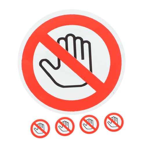 Angoily 5 Bögen Warnschild Aufkleber Türaufkleber „Nicht Berühren“ Schild „Nicht Berühren“ Aufkleber Sicherheitsschilder Klebrig Entfernbar Wandaufkleber Selbstklebendes Vinyl Angoily 5 Bögen Warnschild Aufkleber Türaufkleber „Nicht Berühren“ Schild „Nicht Berühren“ Aufkleber Sicherheitsschilder Klebrig Entfernbar Wandaufkleber Selbstklebendes Vinyl von Angoily