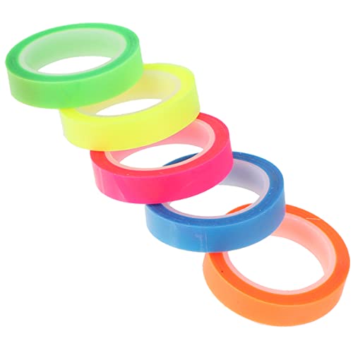 Angoily 5 Rollen Wasserfester Index-aufkleber Textmarker-bänder Leseführungsstreifen Textmarker-aufkleber Markieren Schule Trocken Abwischbares Klebeband Trans-tape Buchband Das Haustier Angoily 5 Rollen Wasserfester Index-aufkleber Textmarker-bänder Leseführungsstreifen Textmarker-aufkleber Markieren Schule Trocken Abwischbares Klebeband Trans-tape Buchband Das Haustier von Angoily