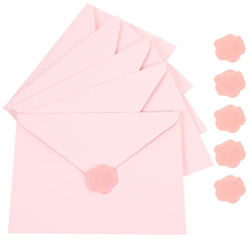 Angoily 5 Sätze Umschlag Briefpapier-Set dein für Party Du umhüllen Und Valentinsbriefpapier Briefpapier zum Valentinstag Papierumschlag Umschläge Spezialpapier Rosa Angoily 5 Sätze Umschlag Briefpapier-Set dein für Party Du umhüllen Und Valentinsbriefpapier Briefpapier zum Valentinstag Papierumschlag Umschläge Spezialpapier Rosa von Angoily
