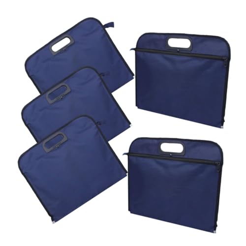 Angoily 5 Stück Aktenhalter Tasche Büro-canvas-ordner A4 Aktenkoffer Reißverschlüsse Umschlagordner Quittungsmappe Mesh-reißverschluss Mann Dateibeutel Dateiorganisator Oxford-stoff Angoily 5 Stück Aktenhalter Tasche Büro-canvas-ordner A4 Aktenkoffer Reißverschlüsse Umschlagordner Quittungsmappe Mesh-reißverschluss Mann Dateibeutel Dateiorganisator Oxford-stoff von Angoily