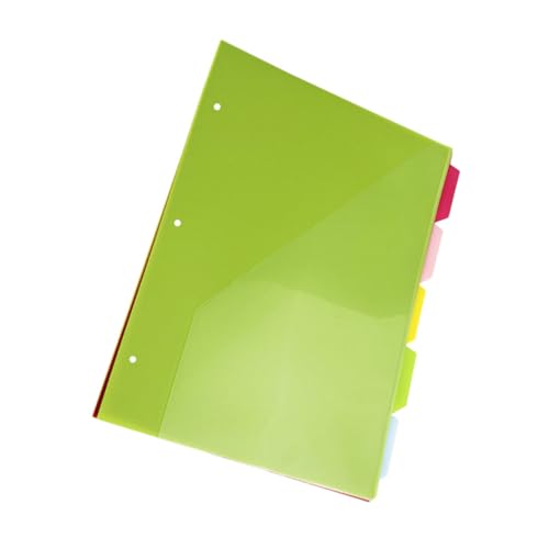 Angoily 5 Stück Pastell-trennwände Mit Taschen Ordner-trenntaschen Notizbuch Mit Trennwänden Und Taschen Drei Ringbuchteiler Mit Laschen Trennblätter Für Ordner Pp Angoily 5 Stück Pastell-trennwände Mit Taschen Ordner-trenntaschen Notizbuch Mit Trennwänden Und Taschen Drei Ringbuchteiler Mit Laschen Trennblätter Für Ordner Pp von Angoily