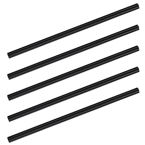 Angoily 5 Stück besonderer kugelschreiber besonderer stift Markierung colour pencils Markieren Buntstift Kunst farbig Textmarker malen Ersatzbleistift Stift für Glas Malmarker Holz Black von Angoily