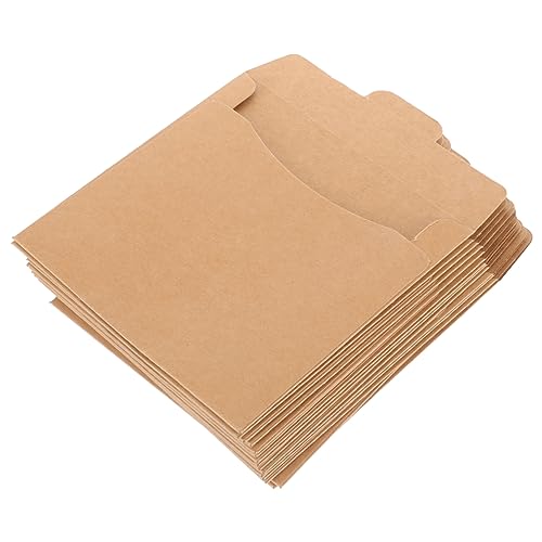 Angoily Cd-aufbewahrungshüllen – 50 Stück Cd-hüllen Aus Kraftpapier Perfekt Für Zuhause Büro Schule Cd-verpackung Angoily Cd-aufbewahrungshüllen – 50 Stück Cd-hüllen Aus Kraftpapier Perfekt Für Zuhause Büro Schule Cd-verpackung von Angoily