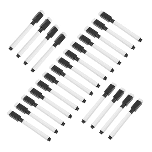 Angoily 50 Stück Löschbare Markierungen Für Whiteboards Trocken Abwischbarer Marker Mit Radiergummi Trockenlöschstift Whiteboard-marker Schwarz Bürstenkopf Aus Polyester-chemiefaser Angoily 50 Stück Löschbare Markierungen Für Whiteboards Trocken Abwischbarer Marker Mit Radiergummi Trockenlöschstift Whiteboard-marker Schwarz Bürstenkopf Aus Polyester-chemiefaser von Angoily