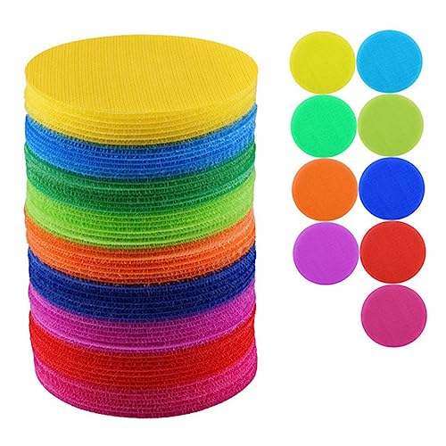 Angoily 50 Stück Markieren Teppichpunktmarkierungen Mehrfarbig Klein Boden Schule Punkte Geformt Kreise Vinyl Vorschulklassen Müssen Haben Lehrreich Nylon Light Green von Angoily