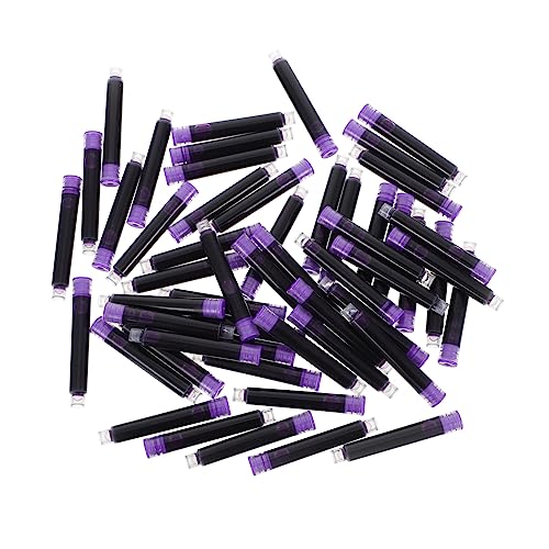 Angoily 50 Stück Tintenbeutel schreibutensilien schreibkladde schreibwaren set kartusche pen Tintenabsorber vom Rotationstyp Tintenabsorber für Stifte Tinte füllen Plastik Violett Angoily 50 Stück Tintenbeutel schreibutensilien schreibkladde schreibwaren set kartusche pen Tintenabsorber vom Rotationstyp Tintenabsorber für Stifte Tinte füllen Plastik Violett von Angoily