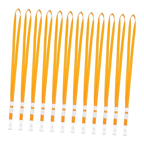 Angoily 50Stücke Ausstellungszertifikat Lanyards Hängendes Seil für Arbeitskarten Breiter Orangefarbener Riemen Bequem und Zuverlässig für Namensschilder Id Tags und Ausweishalter Angoily 50Stücke Ausstellungszertifikat Lanyards Hängendes Seil für Arbeitskarten Breiter Orangefarbener Riemen Bequem und Zuverlässig für Namensschilder Id Tags und Ausweishalter von Angoily