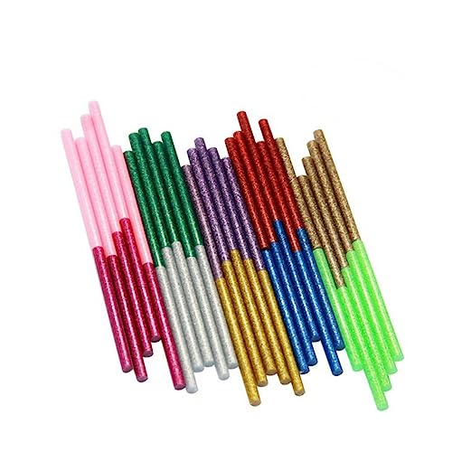 Angoily 50Stücke Glitzer Heißklebestifte Farben Selbstklebende Klebestifte Für Bastelprojekte DIY Reparaturen Für Schule Handwerk Und Dekoration Angoily 50Stücke Glitzer Heißklebestifte Farben Selbstklebende Klebestifte Für Bastelprojekte DIY Reparaturen Für Schule Handwerk Und Dekoration von Angoily