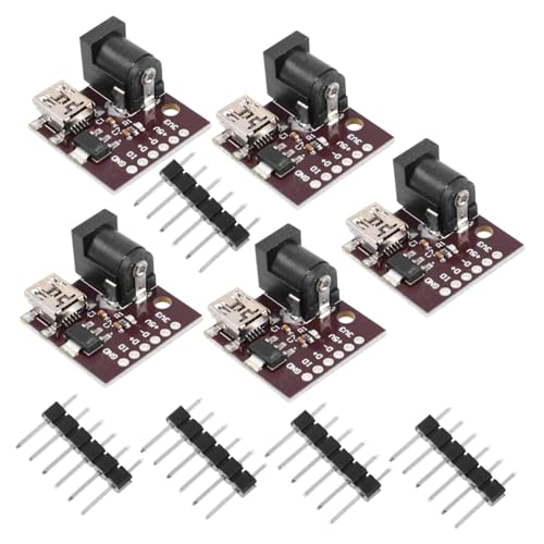 Angoily 5Stücke Teiliges Mini USB Schnittstellenmodul Power Interface Mit Überlastschutz Für Effiziente Energieverwaltung Niedrigen Stromverbrauch Angoily 5Stücke Teiliges Mini USB Schnittstellenmodul Power Interface Mit Überlastschutz Für Effiziente Energieverwaltung Niedrigen Stromverbrauch von Angoily