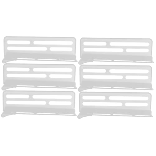 Angoily 6 Stk Kühlschrank-teiler Klare Schublade Schubladentrenner Kühlschrank Trenner Seitentürtrenner Gefrierabscheider Für Den Täglichen Gebrauch Trennwand Für Weiß Plastik Angoily 6 Stk Kühlschrank-teiler Klare Schublade Schubladentrenner Kühlschrank Trenner Seitentürtrenner Gefrierabscheider Für Den Täglichen Gebrauch Trennwand Für Weiß Plastik von Angoily