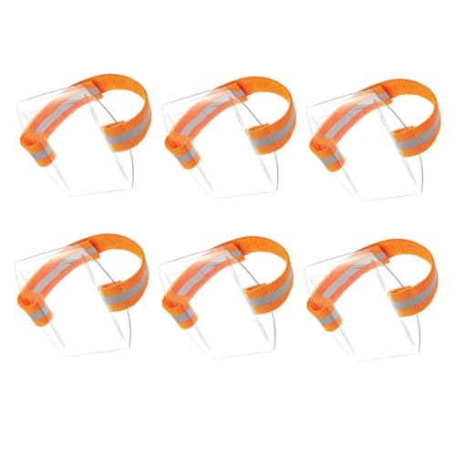 Angoily 6 Stück Armabzeichenhalter Armband-ID-Halter Wasserdichtes Armbandabzeichen Armband-Ausweishalter Armband-Kartenhülle verstellbarer Ausweishalter PVC Orange Angoily 6 Stück Armabzeichenhalter Armband-ID-Halter Wasserdichtes Armbandabzeichen Armband-Ausweishalter Armband-Kartenhülle verstellbarer Ausweishalter PVC Orange von Angoily