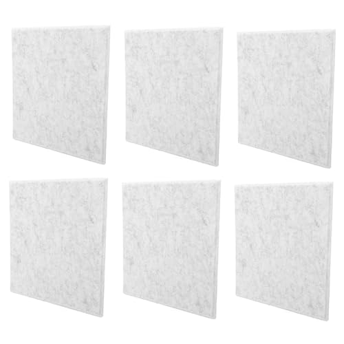 Angoily 6 Stück Filz-message-board Wände Dekorationen Korkplatte Aus Filz Schalldämmung Beiliegendes Schwarzes Brett Isolieren Pinnwand Für Die Wand Fototafel Groß Stoff Gefühlt Grey von Angoily