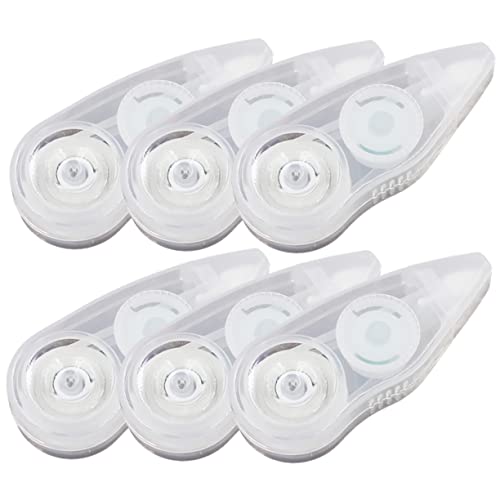 Angoily 6 Stück Korrekturband Spender Schreibwaren Schule College-schulbedarf Student Transparent Modifizieren Von White-out-tape Korrektor Für Das Schreiben Klebebänder Plastik Weiß Angoily 6 Stück Korrekturband Spender Schreibwaren Schule College-schulbedarf Student Transparent Modifizieren Von White-out-tape Korrektor Für Das Schreiben Klebebänder Plastik Weiß von Angoily