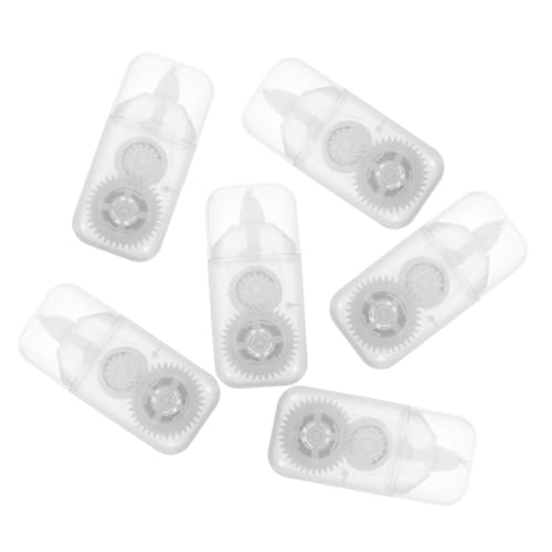 Angoily 6 Stück Korrekturband Tippfehler Bretter Sachen Weiß Aus -klebeband Clip Korrektiv Pastell Zu Innen Klemmbrett Mit Speicher Streifen Planke Transparent As gum. Angoily 6 Stück Korrekturband Tippfehler Bretter Sachen Weiß Aus -klebeband Clip Korrektiv Pastell Zu Innen Klemmbrett Mit Speicher Streifen Planke Transparent As gum. von Angoily