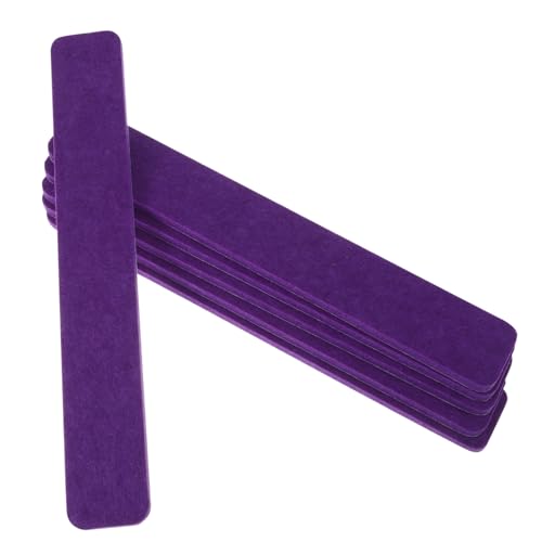 Angoily 6 Stück Memo-Filzstreifen Filzbrett Messageboard Wand-Dekoration Anschlagtafel Nachrichten-Board Büros zu Hause Bretter Planke Filz Pinnwand Pinnwände für Wände gefühlt Violett von Angoily