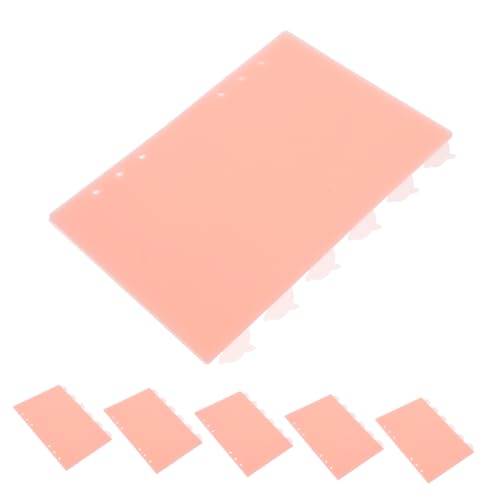 Angoily 6 Stück Trennseite im Delphin-Stil Trennwände rosa Pink -Trenner Ordnerteiler ästhetisch Persönlicher Teiler Ordnertrenner mit Laschen rosa Ordnerteiler pp Angoily 6 Stück Trennseite im Delphin-Stil Trennwände rosa Pink -Trenner Ordnerteiler ästhetisch Persönlicher Teiler Ordnertrenner mit Laschen rosa Ordnerteiler pp von Angoily