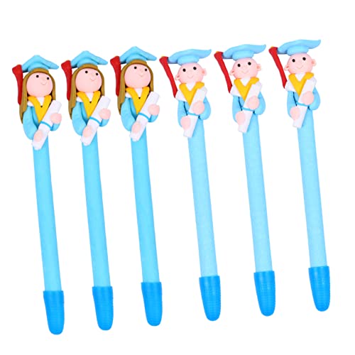 Angoily 6 Stück Weicher Keramikstift ästhetische Stifte Ball Kugelschreiber Punkt Stifte -Stift Doktor Stifte Schreibstift Studentenpreis-Geschenkstift Polymer-Ton Blue Angoily 6 Stück Weicher Keramikstift ästhetische Stifte Ball Kugelschreiber Punkt Stifte -Stift Doktor Stifte Schreibstift Studentenpreis-Geschenkstift Polymer-Ton Blue von Angoily
