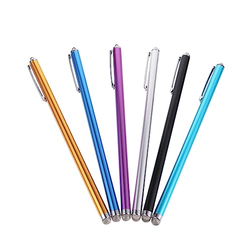 Angoily 6St Kapazitiver Stift Eingabestift universal Pen Smartphone Pen Stylus Stift touchpad Stift Empfindlichkeitsstift Bleistift Touchscreen-Stift Tablet-Stift Tablette feiner TIPP von Angoily