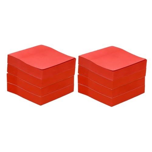 Angoily 8 Quadratische Notizzettel Schulbedarf Must Haves Fürs Klassenzimmer Haftnotizen Notizbedarf Ästhetischer Bürobedarf Lernbedarf Mini Notizblöcke Für Haftnotizen Rotes von Angoily
