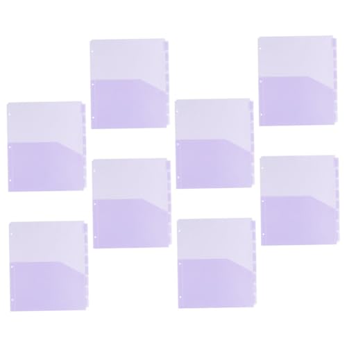 Angoily 8 Stück Dokumententrenntasche mehrere Ordner zum Organisieren von Dokumenten Beutel Schreibwaren Organisation Bindetaschenmappen Taschen für Ordner Ordner-Taschenteiler Violett Angoily 8 Stück Dokumententrenntasche mehrere Ordner zum Organisieren von Dokumenten Beutel Schreibwaren Organisation Bindetaschenmappen Taschen für Ordner Ordner-Taschenteiler Violett von Angoily