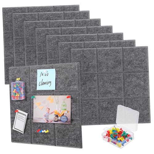 Angoily 8 Stück Pinnwände für Wände Wandfliesen aus Filz Memo -Vorstand Schild Pinnwand für Emaille Pins Push -Brett Filzplatte für die Wand Pinnwand fürs Büro Filzwand gefühlt Dunkelgrau Angoily 8 Stück Pinnwände für Wände Wandfliesen aus Filz Memo -Vorstand Schild Pinnwand für Emaille Pins Push -Brett Filzplatte für die Wand Pinnwand fürs Büro Filzwand gefühlt Dunkelgrau von Angoily