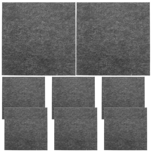 Angoily 8 Stück Schwarzes Brett Bürowanddekoration Bürodekorationen für die Arbeit süße Korkplatte Kleine Pinnwand für die Wand Korkplatte für Wände Stockboden gefühlt Grau von Angoily