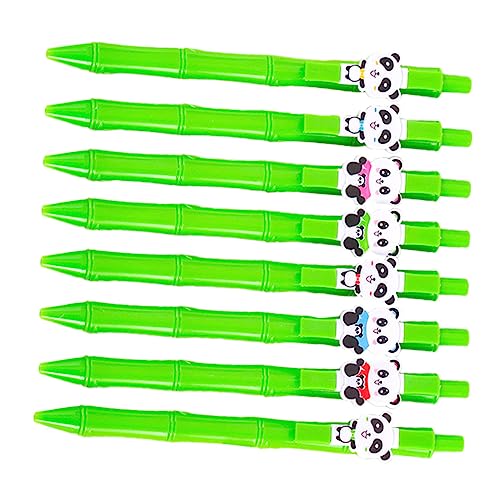 Angoily 8 Stück Stift Auf Wasserbasis Aus Bambus Tragen Schreiben Cool Süßer Stift Tinte Stifte Für Tagebuch Schreibwaren Süße Stifte Gel Studenten Lustig Karikatur Neuheitstifte Abs von Angoily