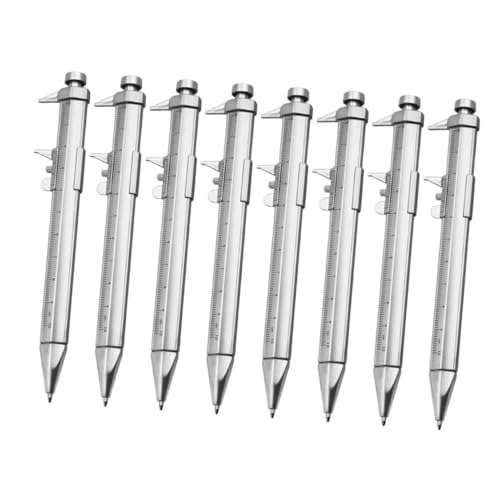 Angoily 8 Stück Vernier -bremssattelstall Schreibwaren Schwarze Stifte Mit Feiner Spitze Multifunktionswerkzeug Kugelschreiber Mehrzweckstift Bürobedarf Schulbedarf Plastik Silver Angoily 8 Stück Vernier -bremssattelstall Schreibwaren Schwarze Stifte Mit Feiner Spitze Multifunktionswerkzeug Kugelschreiber Mehrzweckstift Bürobedarf Schulbedarf Plastik Silver von Angoily