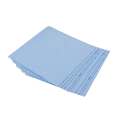 Angoily 80Stücke Mikrofasertücher Brillen Kameralinsen Bildschirmen Fusselfrei Blau für Empfindliche Oberflächen Effektive Entfernung von Schmutz Angoily 80Stücke Mikrofasertücher Brillen Kameralinsen Bildschirmen Fusselfrei Blau für Empfindliche Oberflächen Effektive Entfernung von Schmutz von Angoily