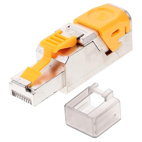 Angoily Abgeschirmter Steckverbinder Cat Pass Through Steckverbindung Für Ethernet Kabel Zuverlässige Langlebige Netzwerklösung Für Gaming Professionelle von Angoily
