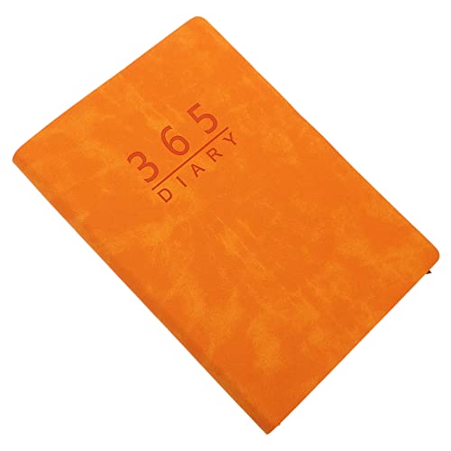 Angoily Agendabuch 2024 studienplaner schülerplaner zeitmanagement organizer die tagesordnung Studenten Tagesplaner Notizblock täglich Monatsplaner Planer für 2024 Bürobedarf Papier Orange von Angoily