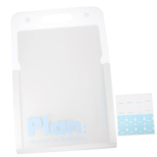 Angoily Aktenhalter Für Organisatoren Ordner Vinyl Büro Dokumentieren Organizer Zur Aufbewahrung Von Scrapbook-papier Dateiorganisator Erweitern Dokumentenschutzdokumente Pp Weiß von Angoily