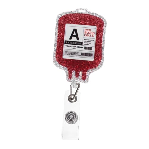 Angoily Ansteckerrolle Lustige Anstecknadeln Krankenpflege Ansteckerclip Krankenschwester Zubehör Krankenschwester Ausweishalter Krankenschwester Namensschildhalter von Angoily